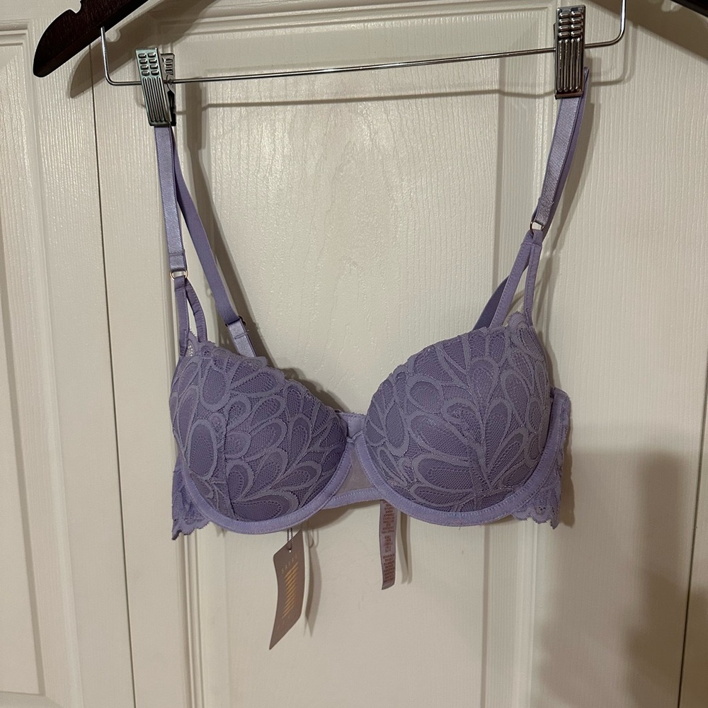 NWT savage x fenty lavender balconette bra